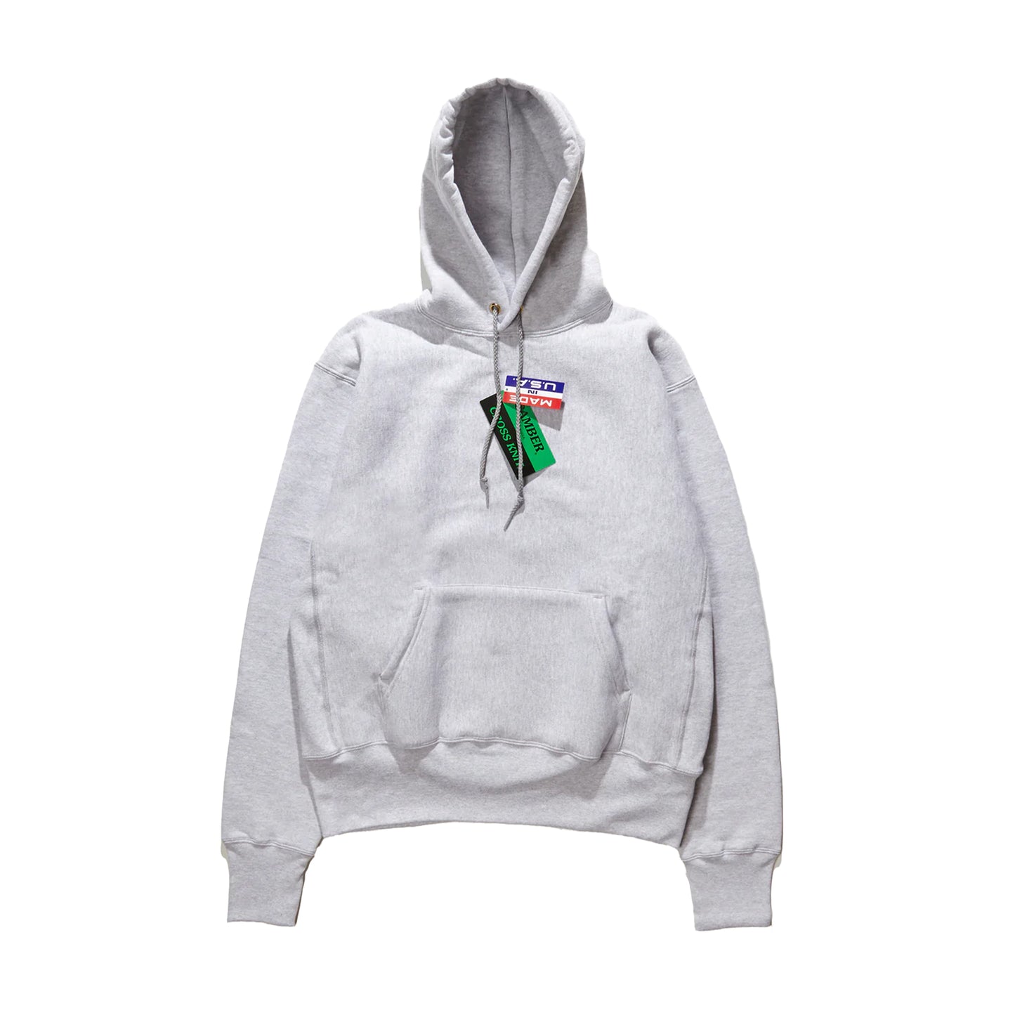 Camber Sportswear 12oz Cross-Knit Hoodie - Grey