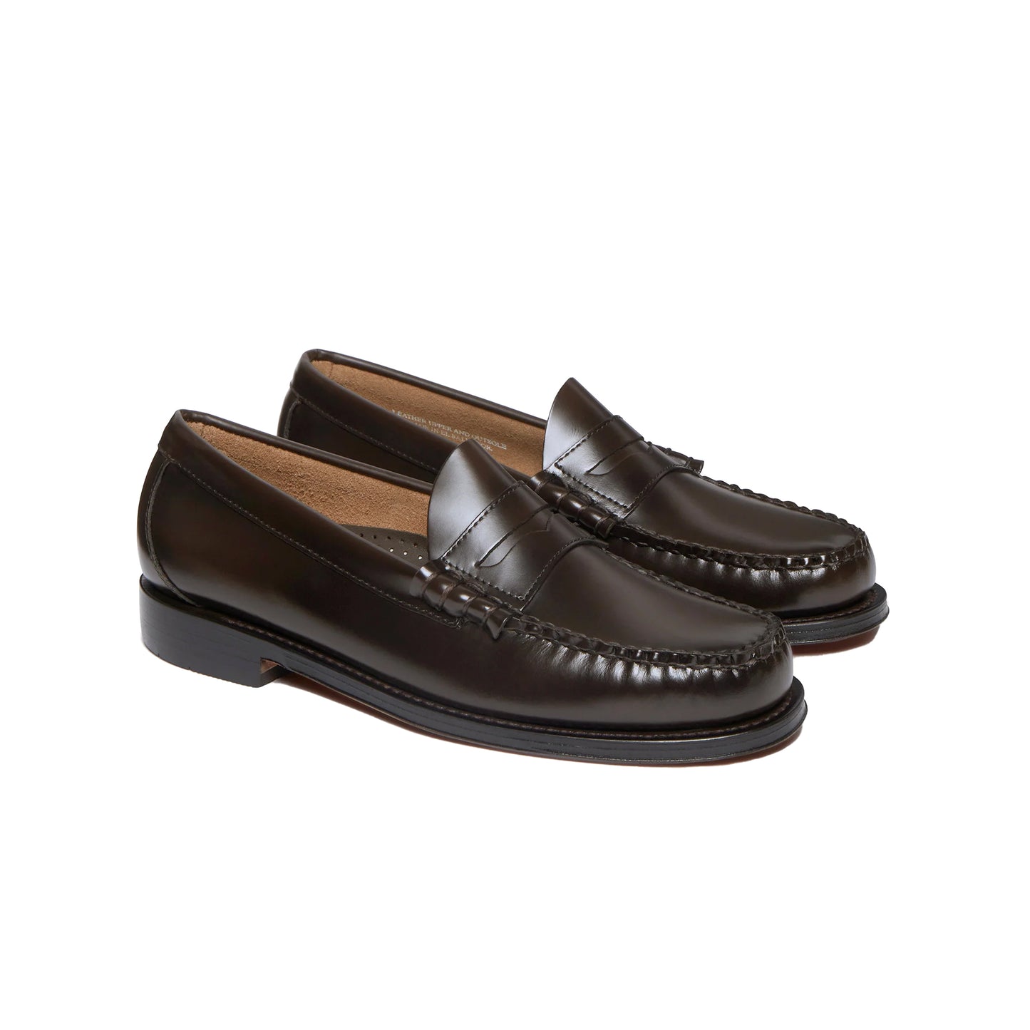 G.H.Bass Weejuns Larson Penny Loafer - Chocolate Pull Up Leather