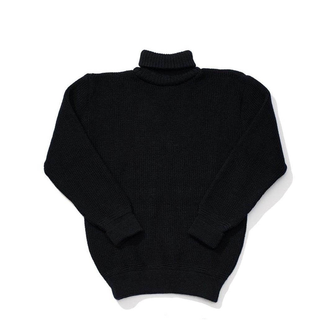 Heimat U Boat Roll Neck Sweater - Shwarz