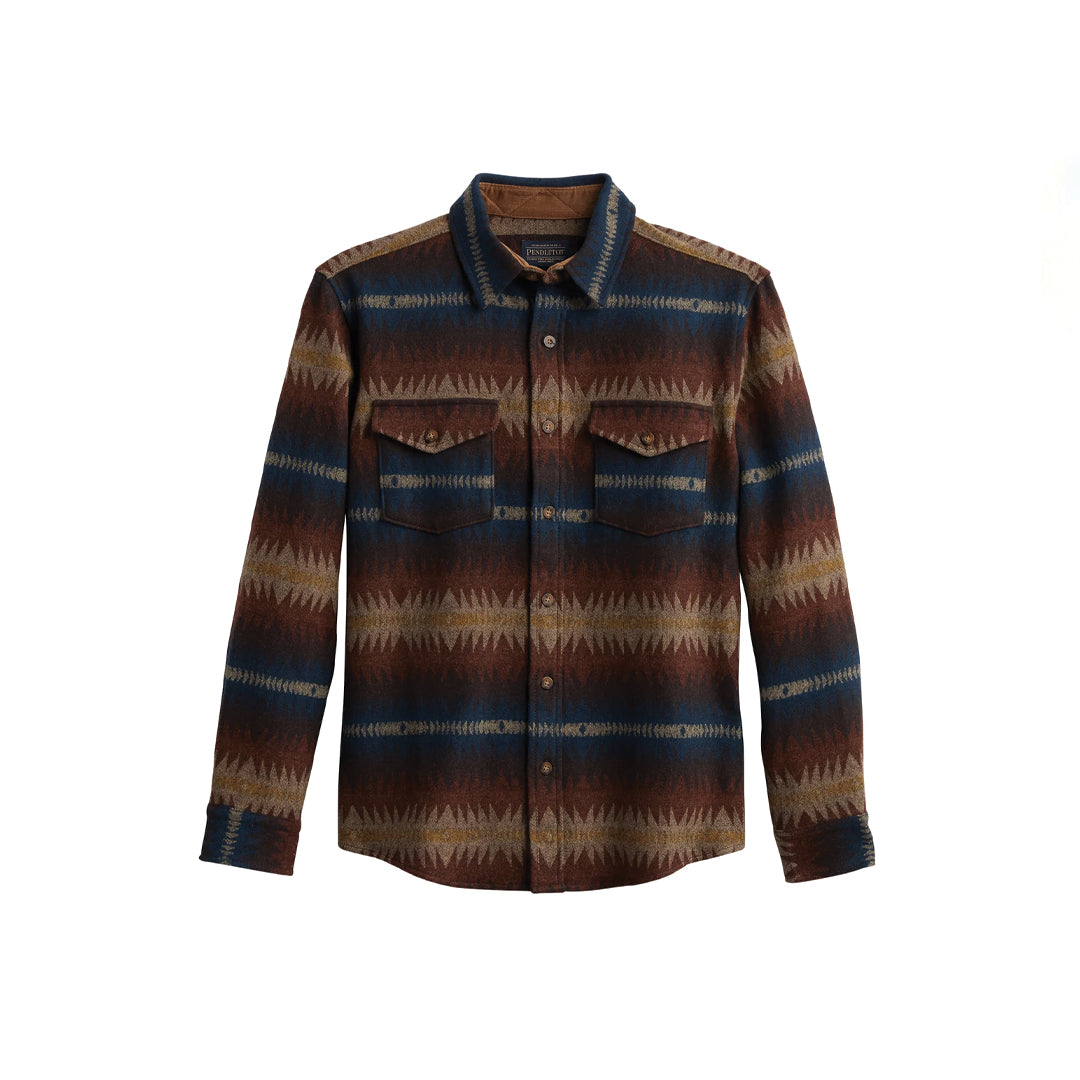 Pendleton - La Pine Over Shirt - Tye River Red Mix