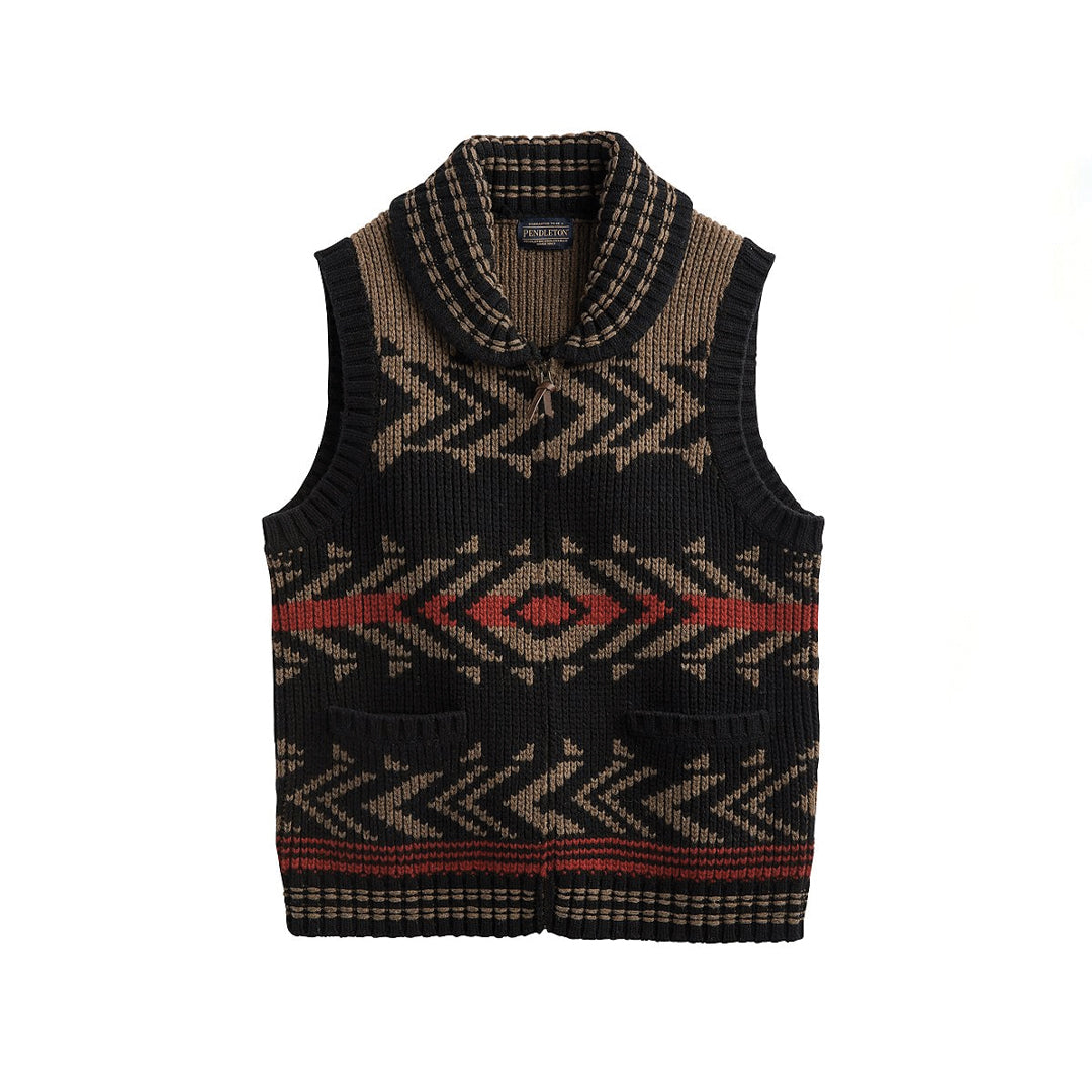 Pendleton - Peak Stripe Lambswool Vest