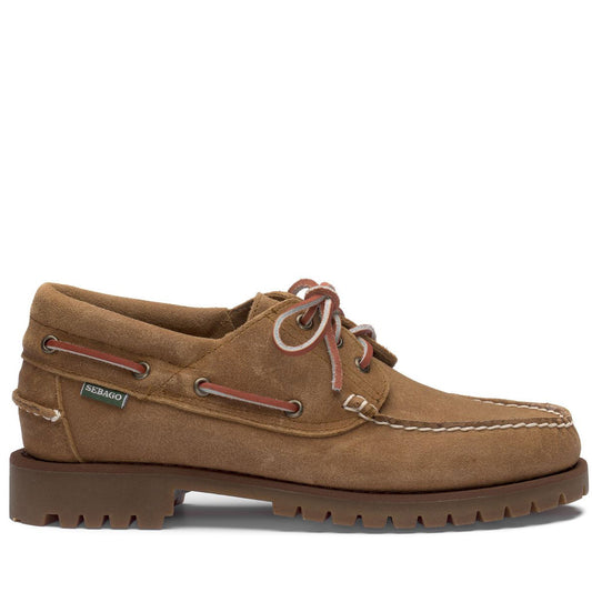 Sebago - Acadia Suede Waxed Moccasin - Beige Camel