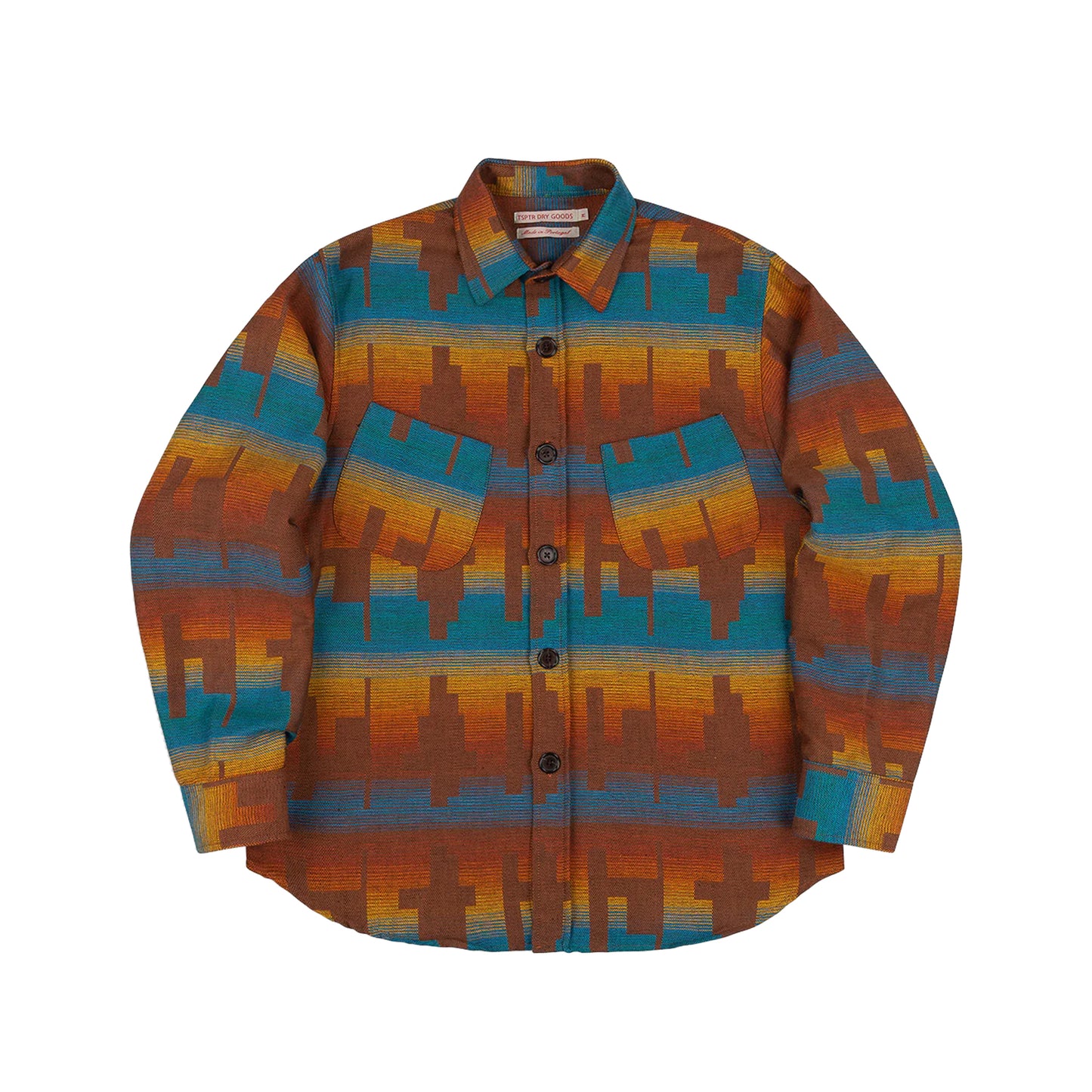 TSPTR Taos Shirt - Rust & Azure