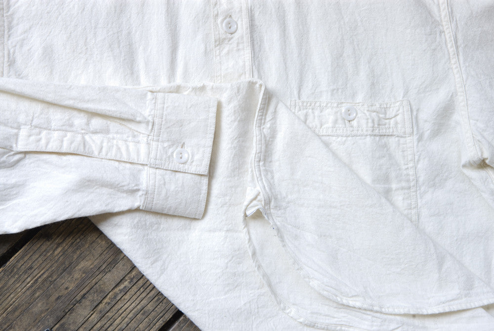 Buzz Rickson White Chambray Shirt | American Classics London