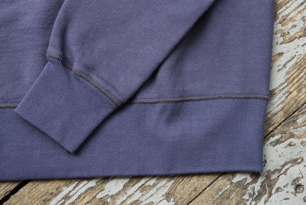 Buzz Rickson Blue Single-V Needle Sweatshirt | American Classics London