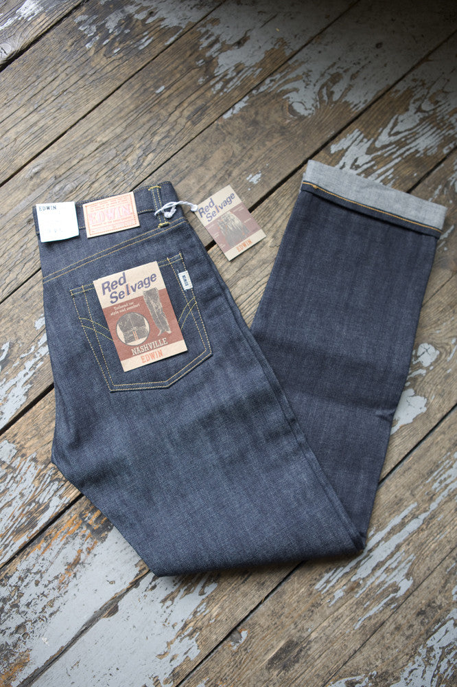 Edwin ‘Nashville’ 14oz Red Selvedge Raw Denim