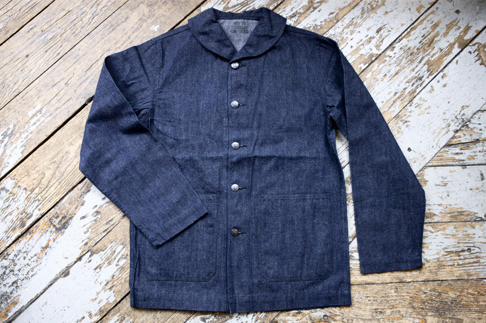 Buzz Rickson U.S.N. Shawl Collar Denim Work Jacket