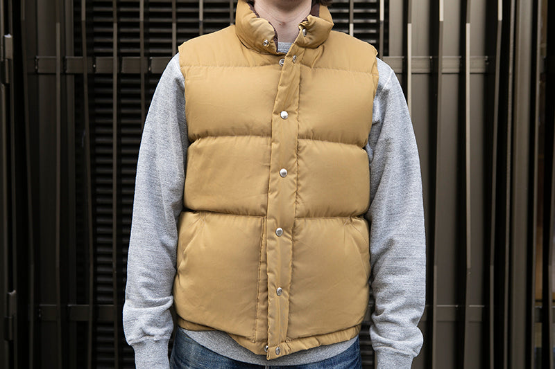 Crescent Down Works Italian Vest - Tan - SALE