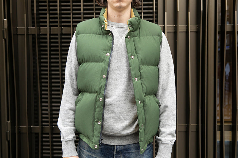 Crescent Down Works Italian Vest - Olive - SALE