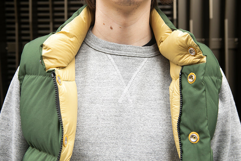 Crescent Down Works Italian Vest - Olive - SALE