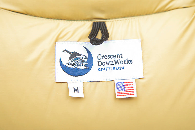 Crescent Down Works Italian Vest - Olive - SALE