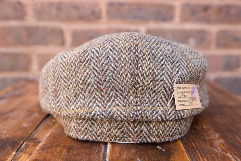 Stetson ‘Harris Tweed’ Herringbone Check Cap #367