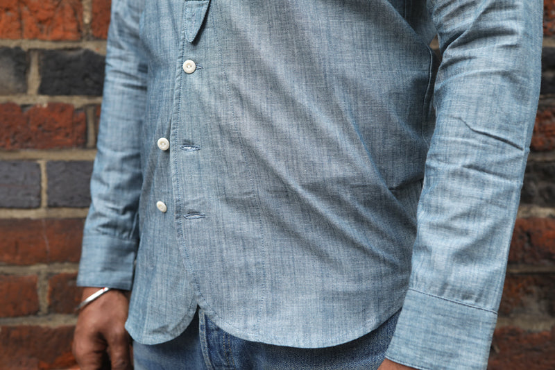 Oldblue Co ‘Vaquero Shirt I’ - Light Chambray - SALE 35% OFF