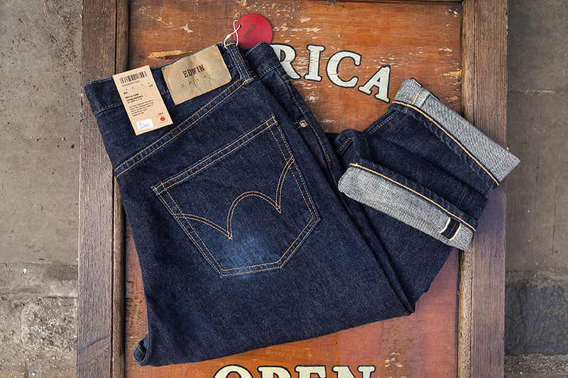 Edwin Loose Taper Dark Pure Indigo - Dark Used Wash - SALE