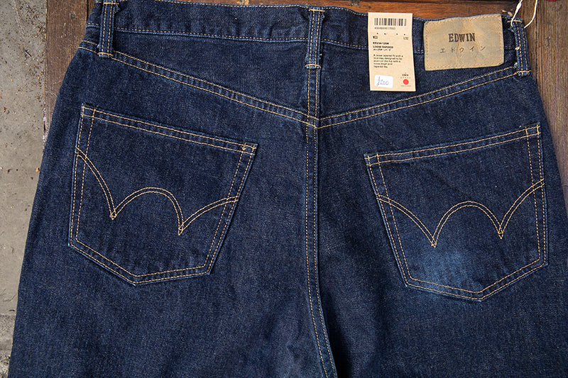 Edwin Loose Taper Dark Pure Indigo - Dark Used Wash - SALE