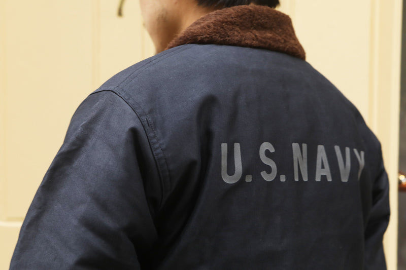 BUZZ RICKSON'S TYPE N-1 DECK JACKET DEMOTEX NAVY