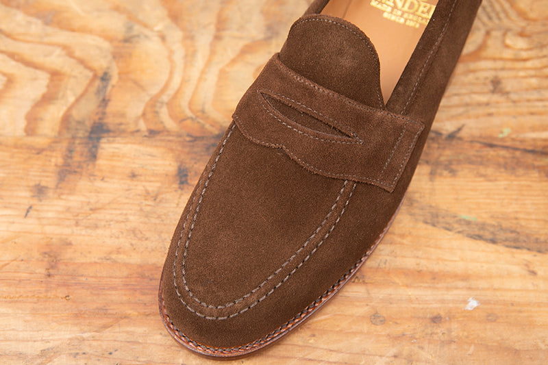 Sanders Adlwych Penny Loafer - Polo Snuff Suede - SALE