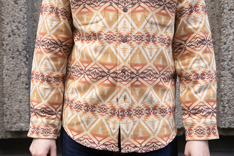 Pendleton Beach Shack Shirt - Tan/Brown Cedar Bluff - SALE