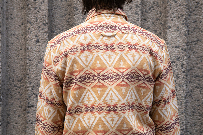 Pendleton Beach Shack Shirt - Tan/Brown Cedar Bluff - SALE