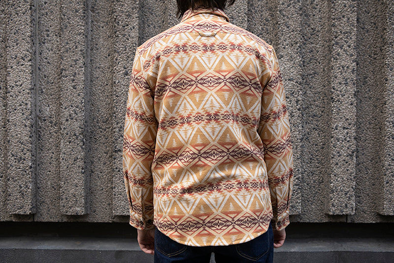 Pendleton Beach Shack Shirt - Tan/Brown Cedar Bluff - SALE