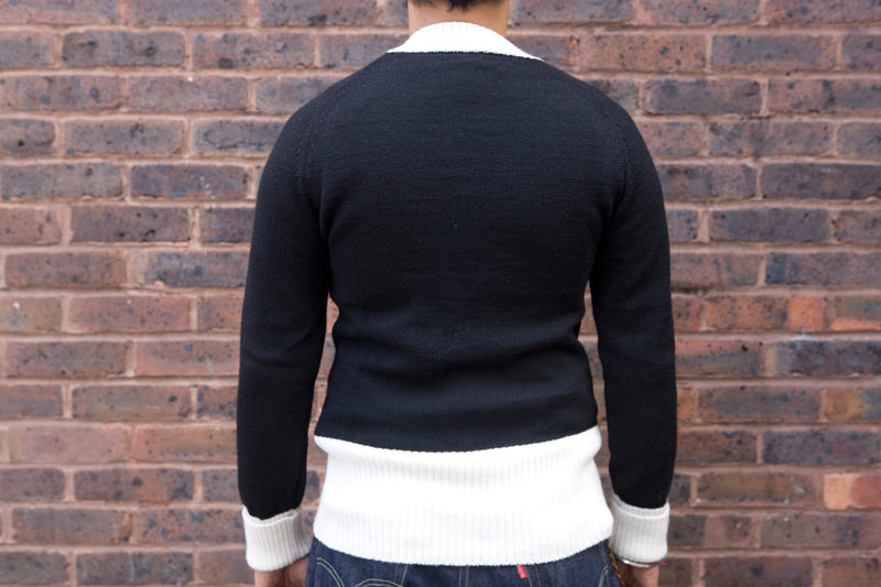 ‘Old Hands 158’ Knitted Motorcycle Sweater