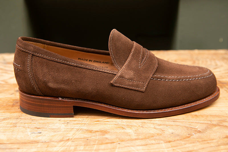 Sanders Adlwych Penny Loafer - Polo Snuff Suede - SALE