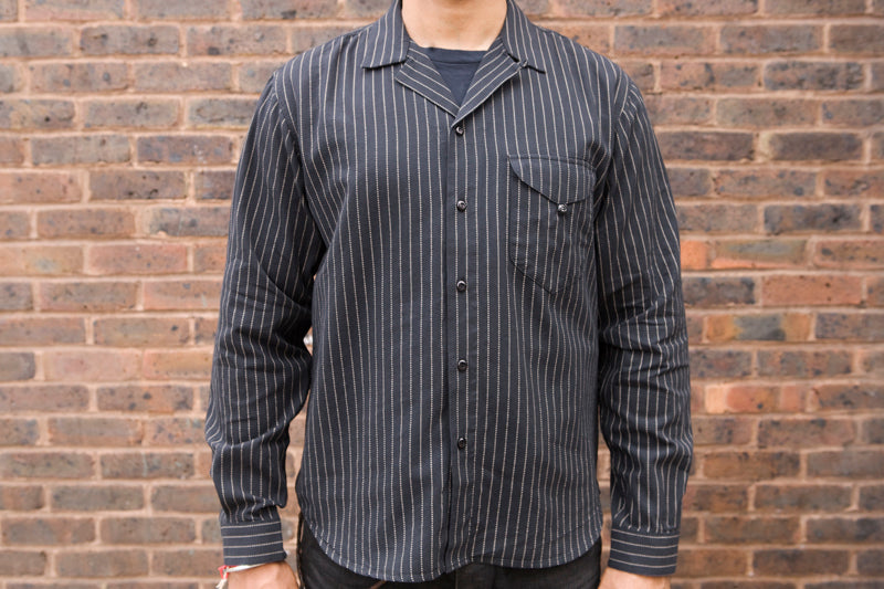 Indigofera ‘Fogerty’ Black Wabash Stripe Shirt - SALE 35% OFF