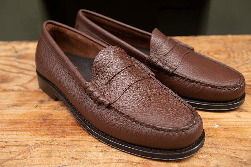 G.H.Bass Weejuns Larson Penny Loafer - Tan Tumble Leather