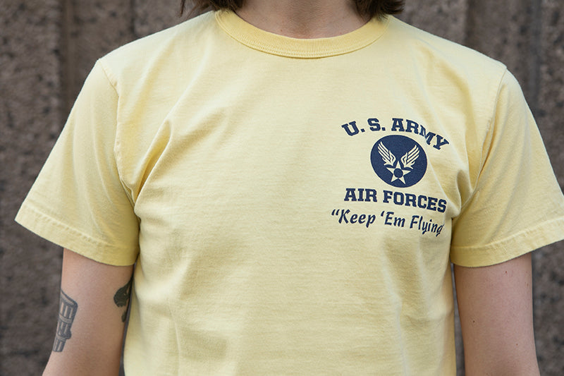 Buzz Rickson "I'll be seeing you" Pin-Up T-Shirt - Yellow - SALE 35% OFF
