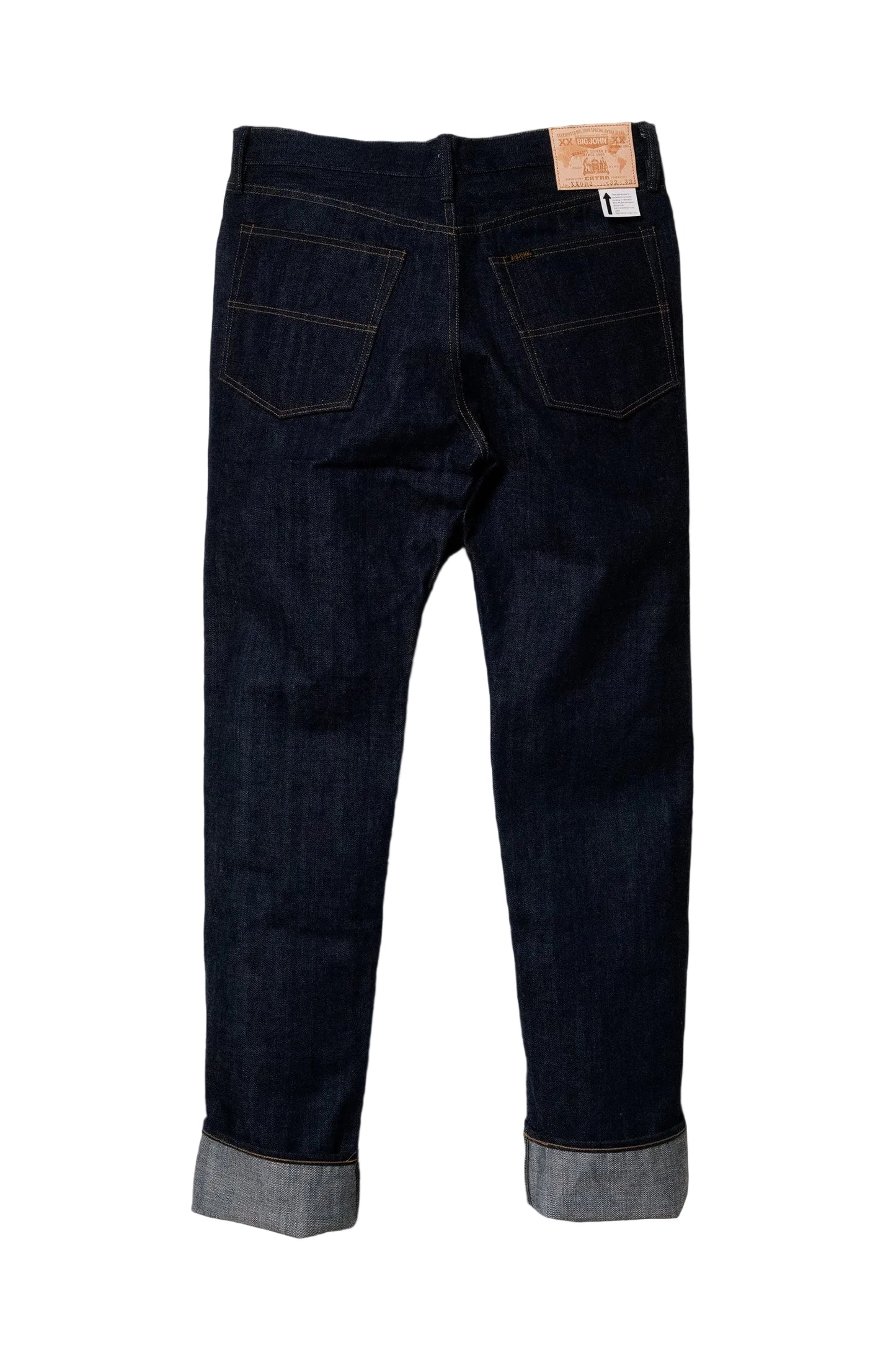Big John (XX002) 15.8oz Extra Slim Straight - One Wash Denim Jean