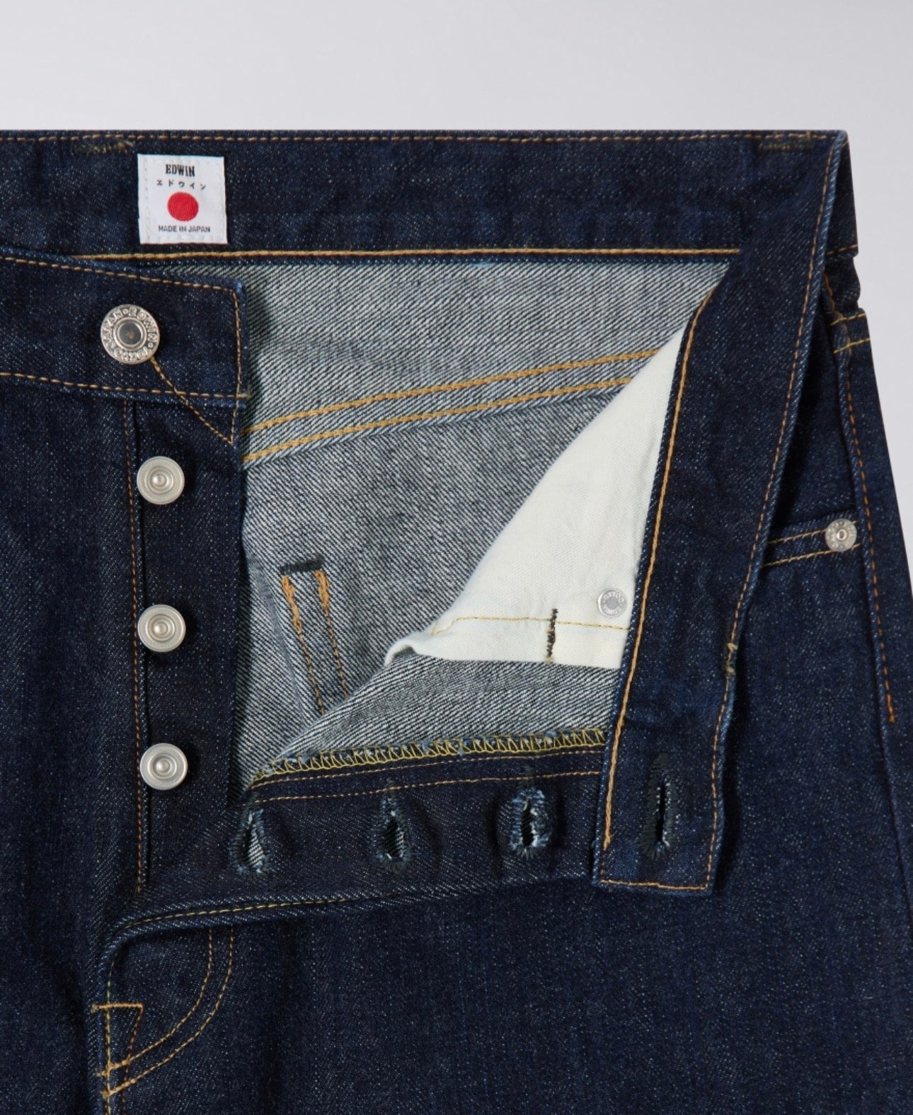 Edwin Rinsed Loose Jean - Blue