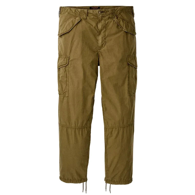 Filson Tropical Poplin Cargo Pants - Military Olive