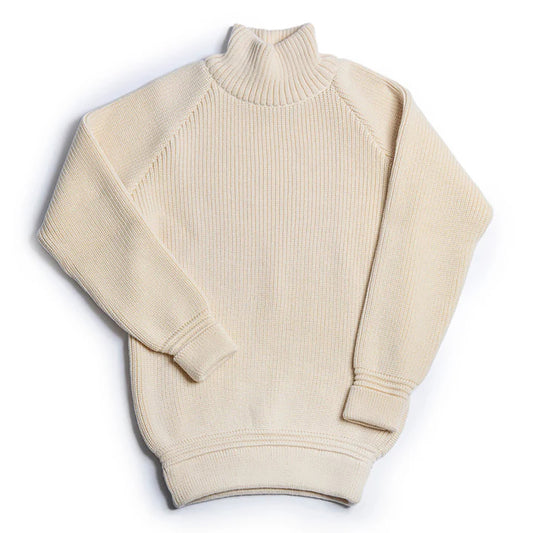 Heimat U Boat Roll Neck Sweater - Seashell