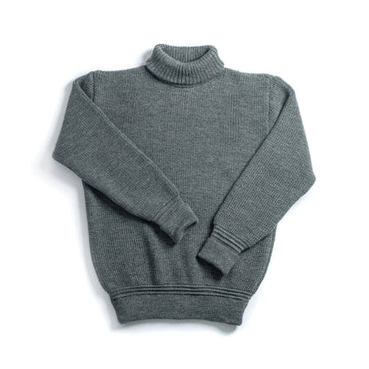 Heimat U-Boat Roll Neck Sweater - Battleship Grey