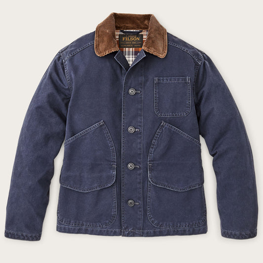 Filson Canvas Outfitter Jacket - Blue Mussel