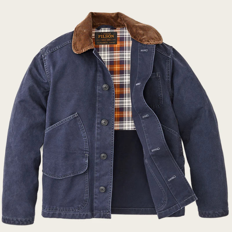 Filson Canvas Outfitter Jacket - Blue Mussel