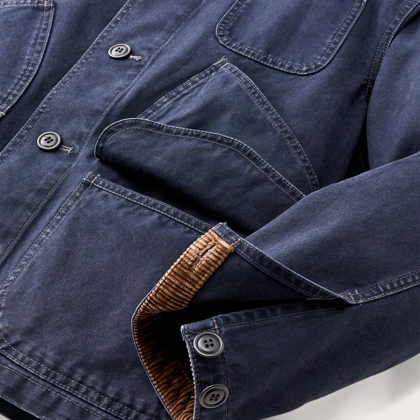 Filson Canvas Outfitter Jacket - Blue Mussel