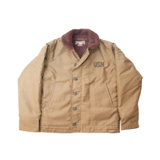 BUZZ RICKSON'S TYPE N-1 DECK JACKET DEMOTEX KHAKI