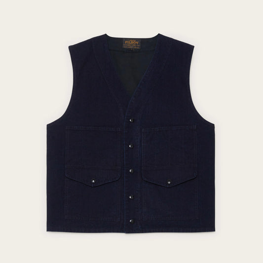 Filson Dry Tin Indigo Vest