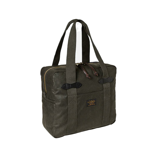 Filson Tin Cloth Tote Bag (Otter Green)