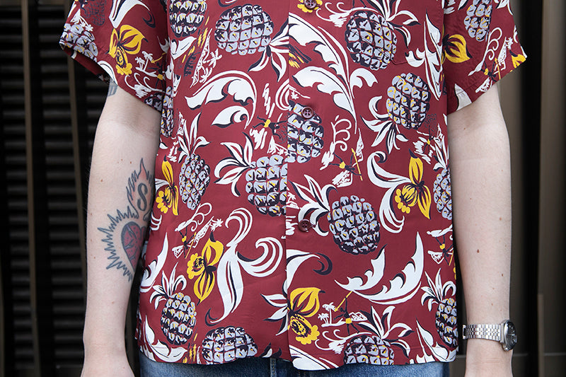 Sun Surf Hawaiian Shirt “Island Feeling” Brown