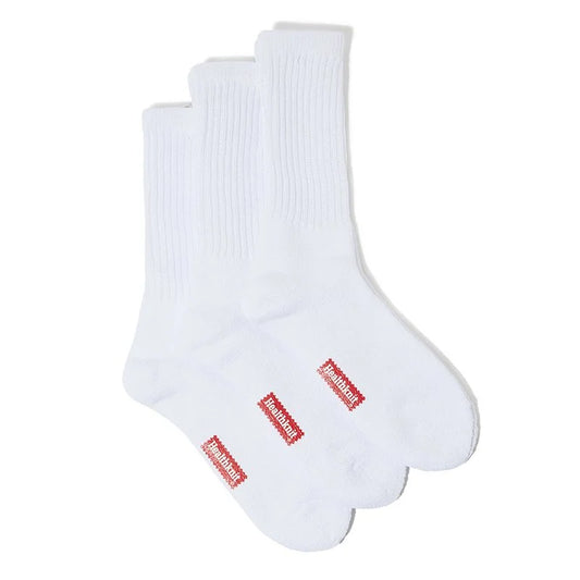 Healthknit Sinker Sock White 3 Pack