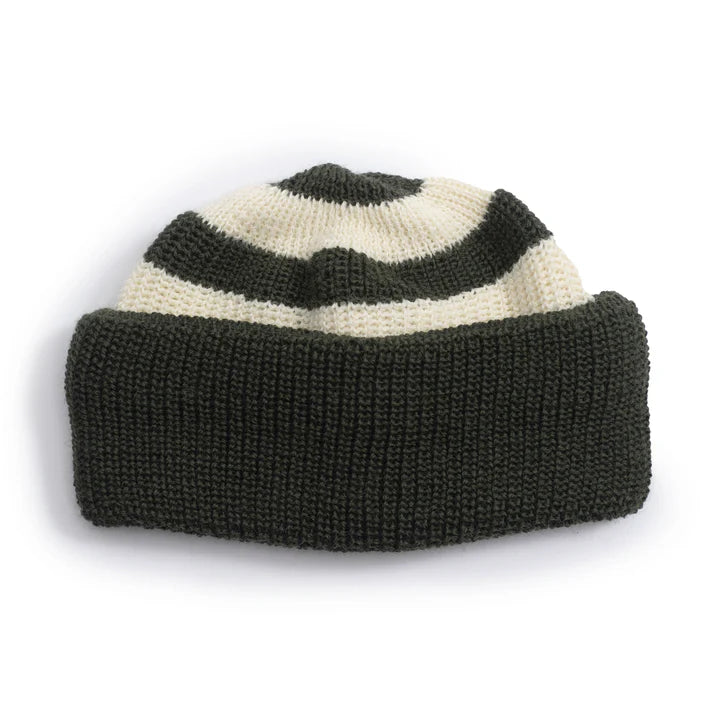 Heimat Mechanics Contrast Hat - Military Green/Seashell