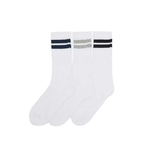 Healthknit Sinker Sock Striped - 3 Pack