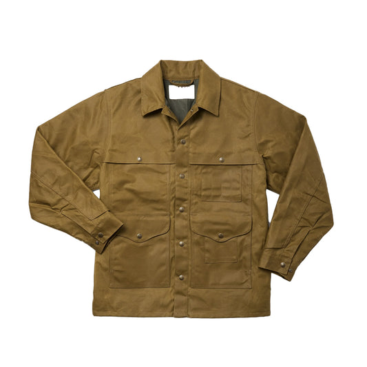 Filson Lined Tin Cloth Cruiser Jacket - Dark Tan