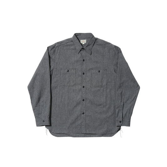 Buzz Rickson 1930’s/40’s Moc-Twist Chambray Shirt - Grey