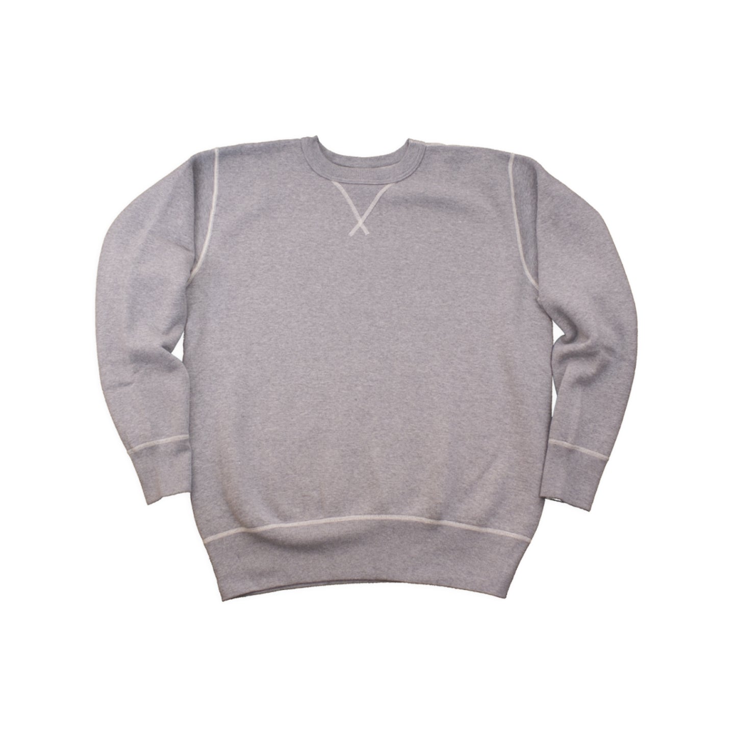 Buzz Rickson Grey Marl Single-V Needle Sweatshirt
