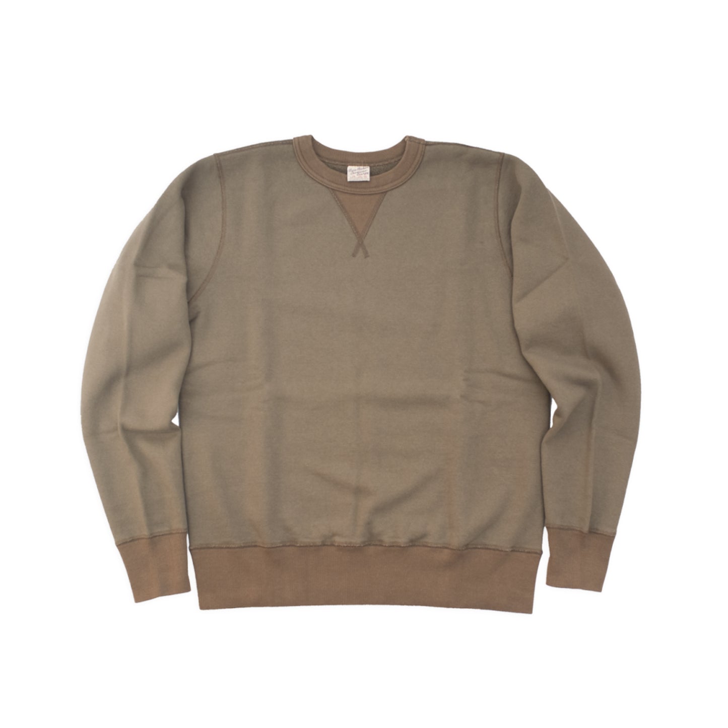 Buzz Rickson Olive Single-V Needle Sweatshirt