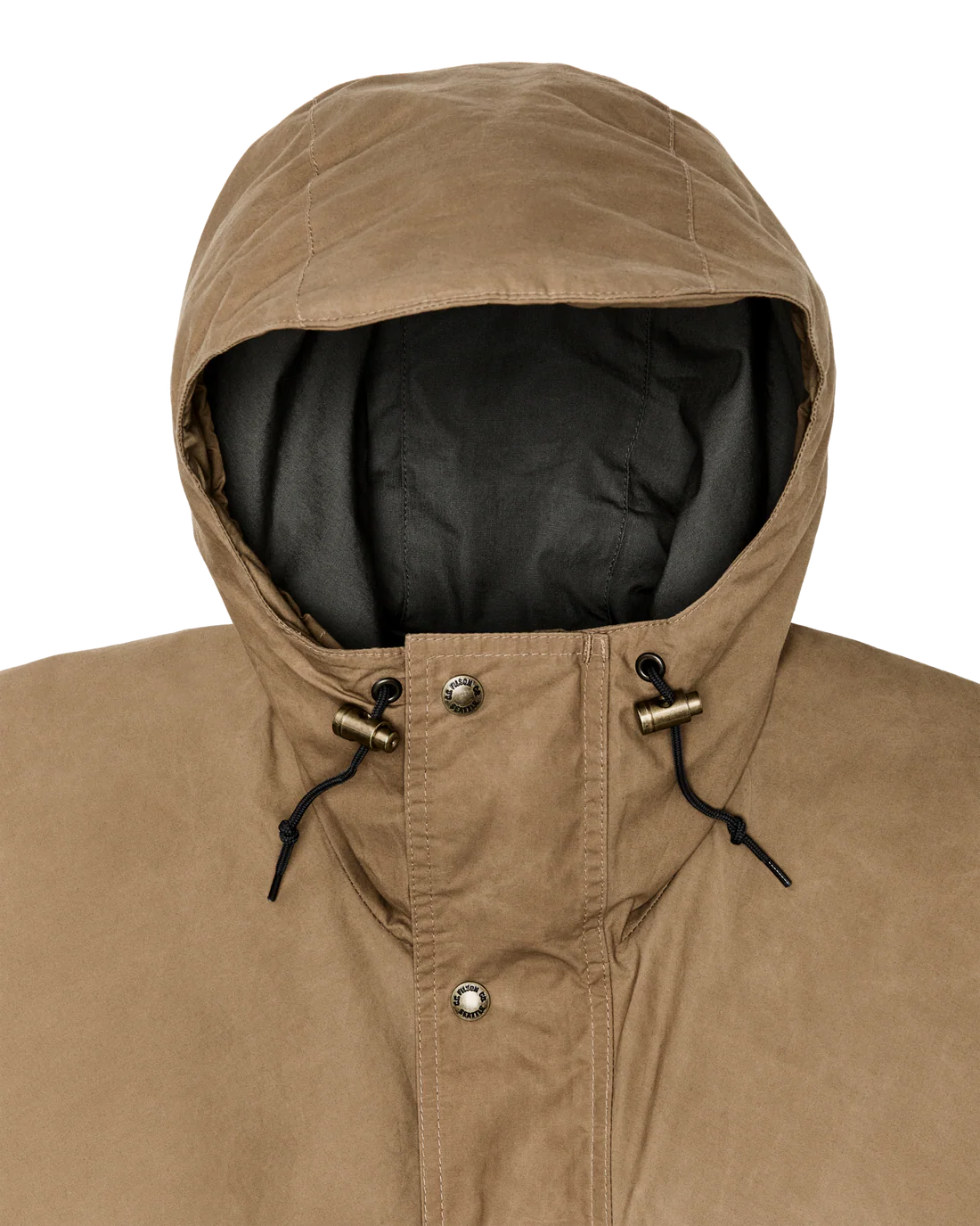 Filson Dry Wax Omack Coat - Dark Beige