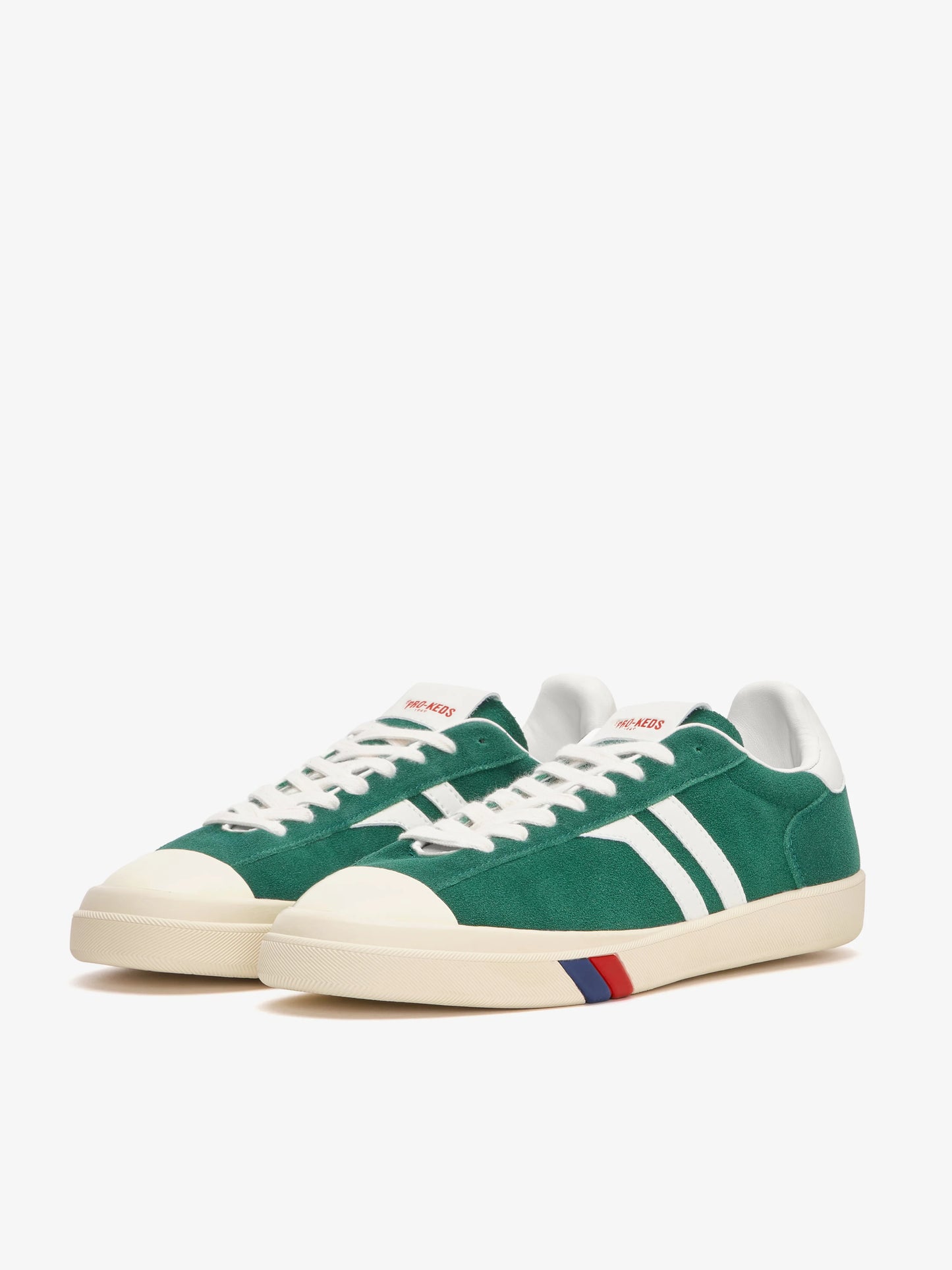 Pro Keds Court Ace Bottle Green and White Sneaker